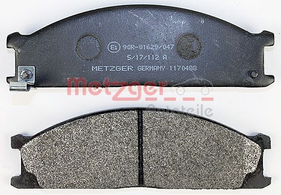 METZGER 1170488 Bremsbelagsatz, Scheibenbremse